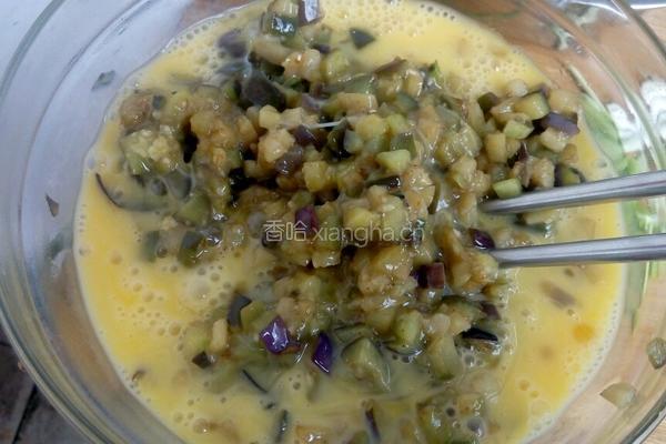 茄子煎鸡蛋的做法图解6