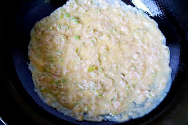 绿豆芽鸡蛋饼的做法图解8