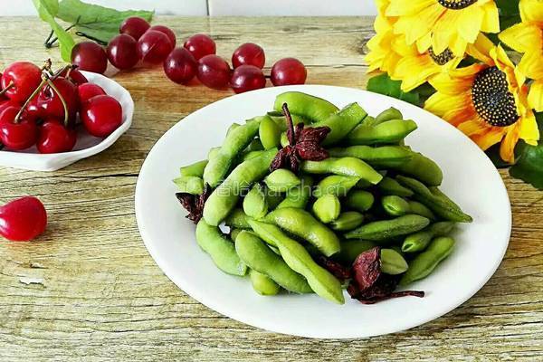 盐水煮毛豆的做法图解4