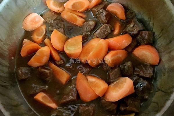 红萝卜炖牛肉的做法图解13