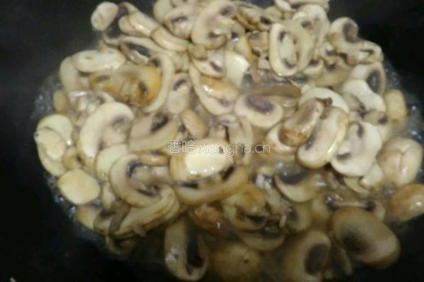 鲜蘑肉片的做法图解5