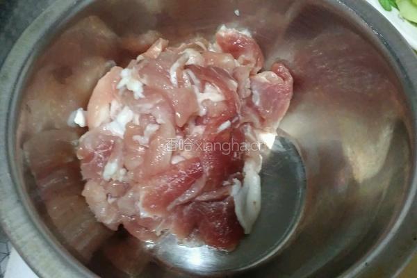 鲜蘑肉片的做法图解6