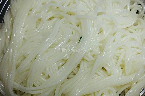 虾籽葱油面的做法图解4