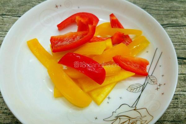 彩椒大拌菜的做法图解4
