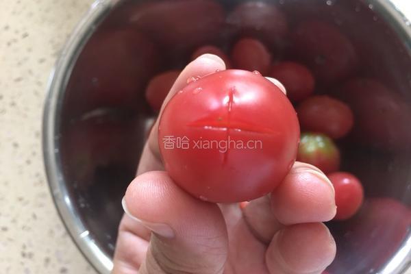 圣女果罐头的做法图解3
