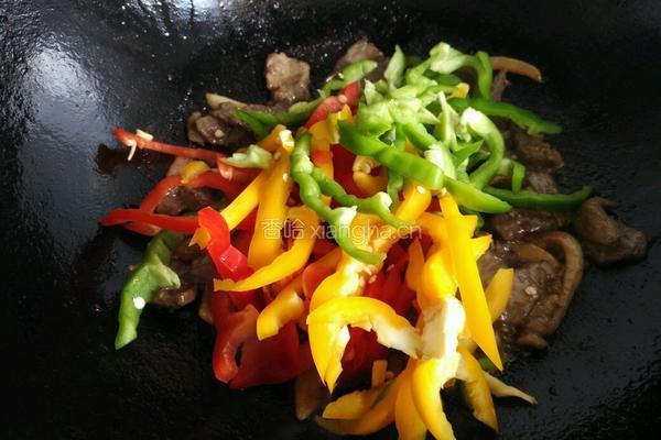 彩椒牛肉的做法图解7