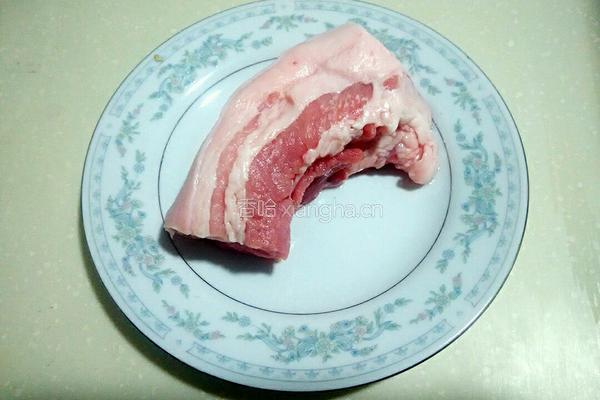 鲜笋木耳回锅肉的做法图解2