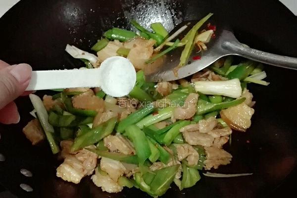 蒜苗小炒肉的做法图解11