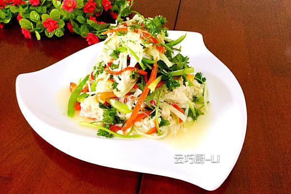 双彩拌金针菇的做法图解9