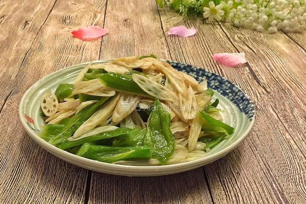 素炒藕带的做法图解8