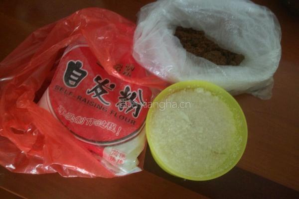 拜拜发糕的做法图解1