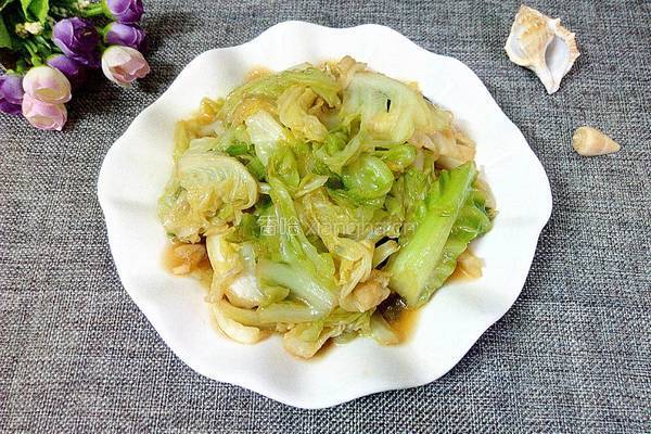 蚝油卷心菜的做法图解7