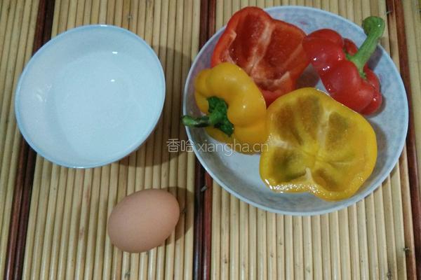 彩椒鸡蛋羹的做法图解1