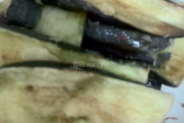 煎烧烤味茄子的做法图解3
