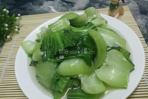 清炒小白菜的做法图解5