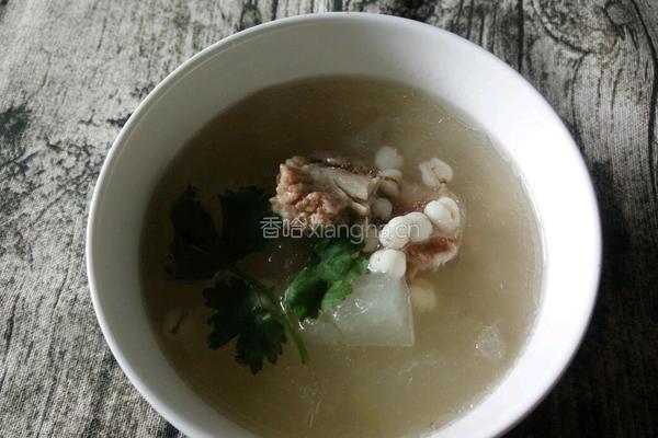 冬瓜薏米排骨汤的做法图解4