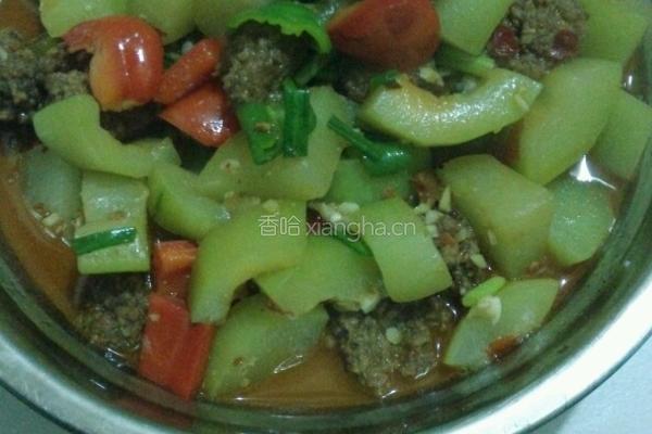 猪肉丸焖冬瓜的做法图解7