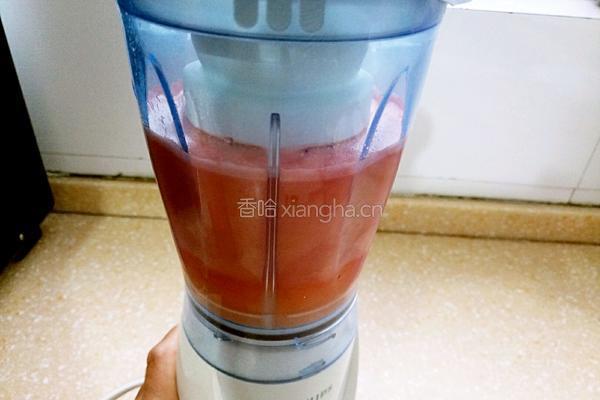 西瓜沙冰的做法图解3