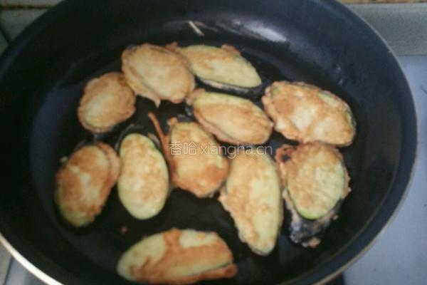 香煎茄饼的做法图解4