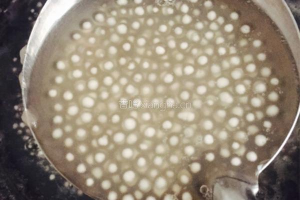 哈密瓜酸奶西米露的做法图解6