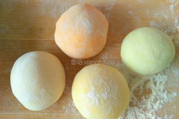 彩色小馄饨的做法图解2