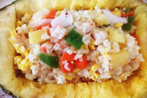 菠萝饭的做法图解5