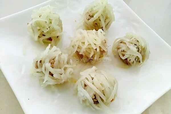 千丝白玉丸的做法图解15