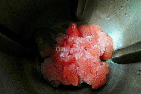 西瓜冰沙的做法图解4