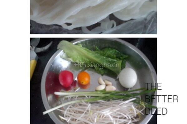 简单炒粉的做法图解1
