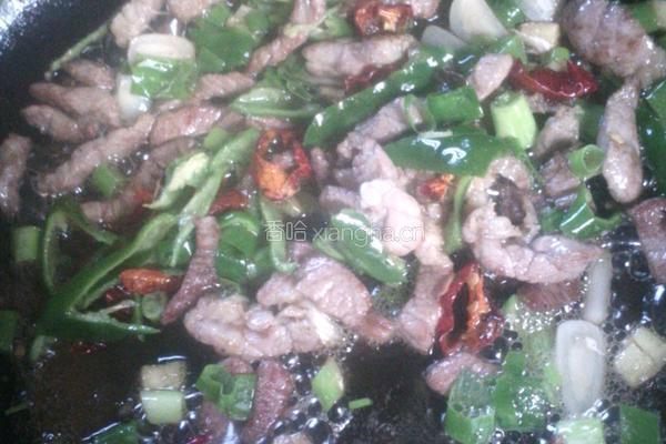 芹菜绿豆芽炒肉丝的做法图解5