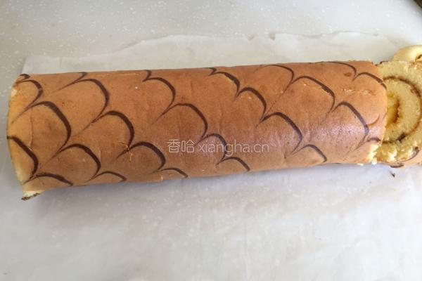 香橙虎皮蛋糕卷的做法图解23