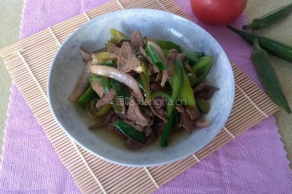 猪肝炒青椒