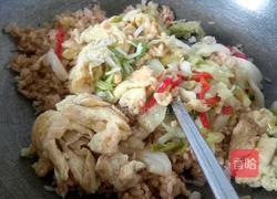 卷心菜老干妈炒饭的做法图解7