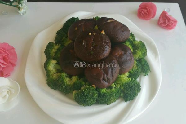 香菇西兰花的做法图解6
