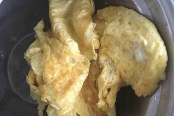 繁花似锦素火腿炒饭的做法图解5