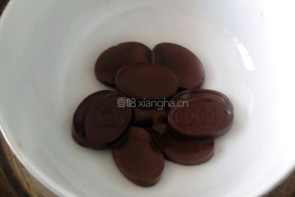 哈密瓜巧克力派的做法图解4