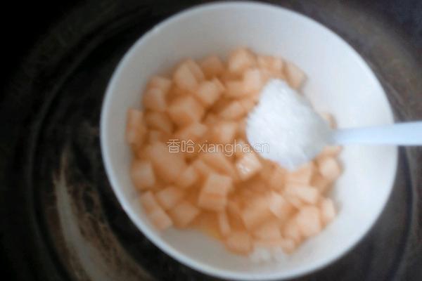 哈密瓜巧克力派的做法图解6