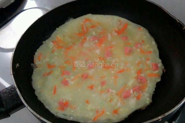卷心菜煎饼的做法图解8