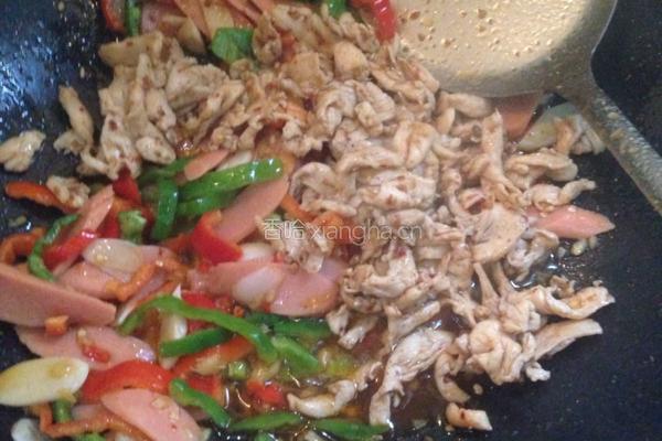 香炒鸡肉的做法图解4