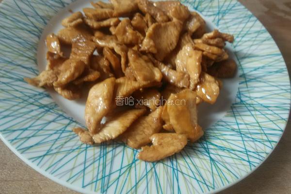 白萝卜炒肉片的做法图解2