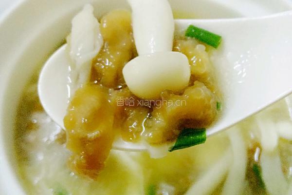 海鲜菇滑肉汤的做法图解13