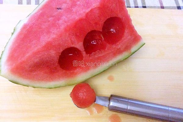 冰爽西瓜球的做法图解3
