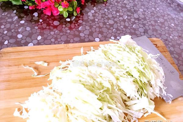 卷心菜炒大虾的做法图解4