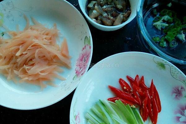 酸辣肉丝的做法图解4