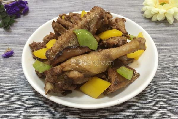 彩椒炒鸭肉的做法图解11