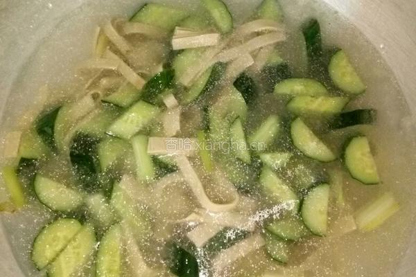 青瓜豆腐汤的做法图解4