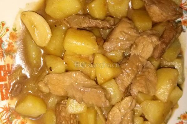 土豆烧肉的做法图解5