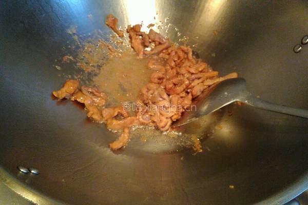 水瓜炒肉丝的做法图解2