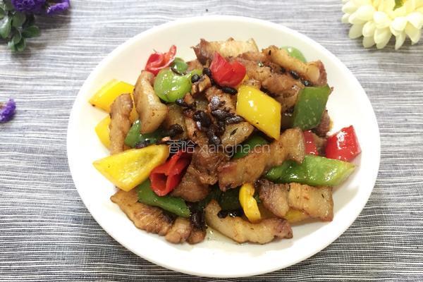 彩椒炒五花肉