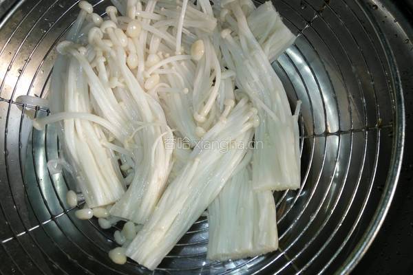 卷心菜卷金针菇的做法图解4